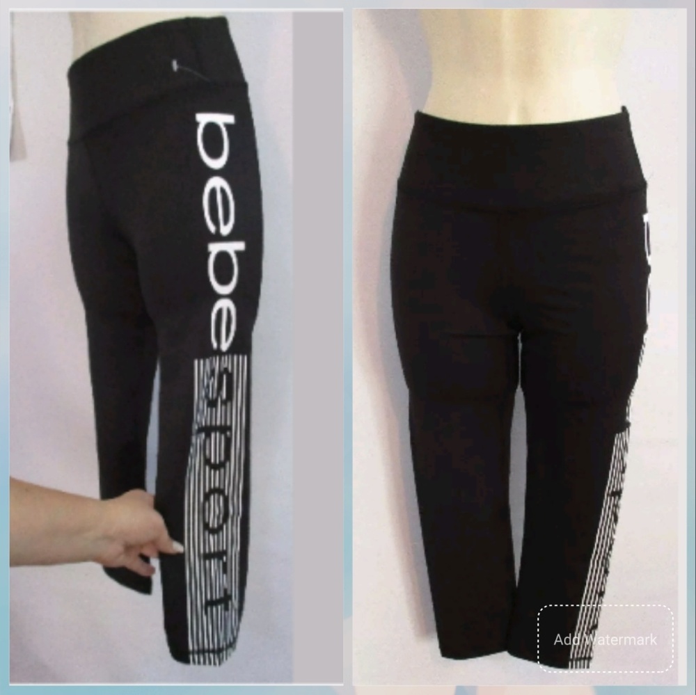 NWT bebe sport active capri pants   Stay sexy when